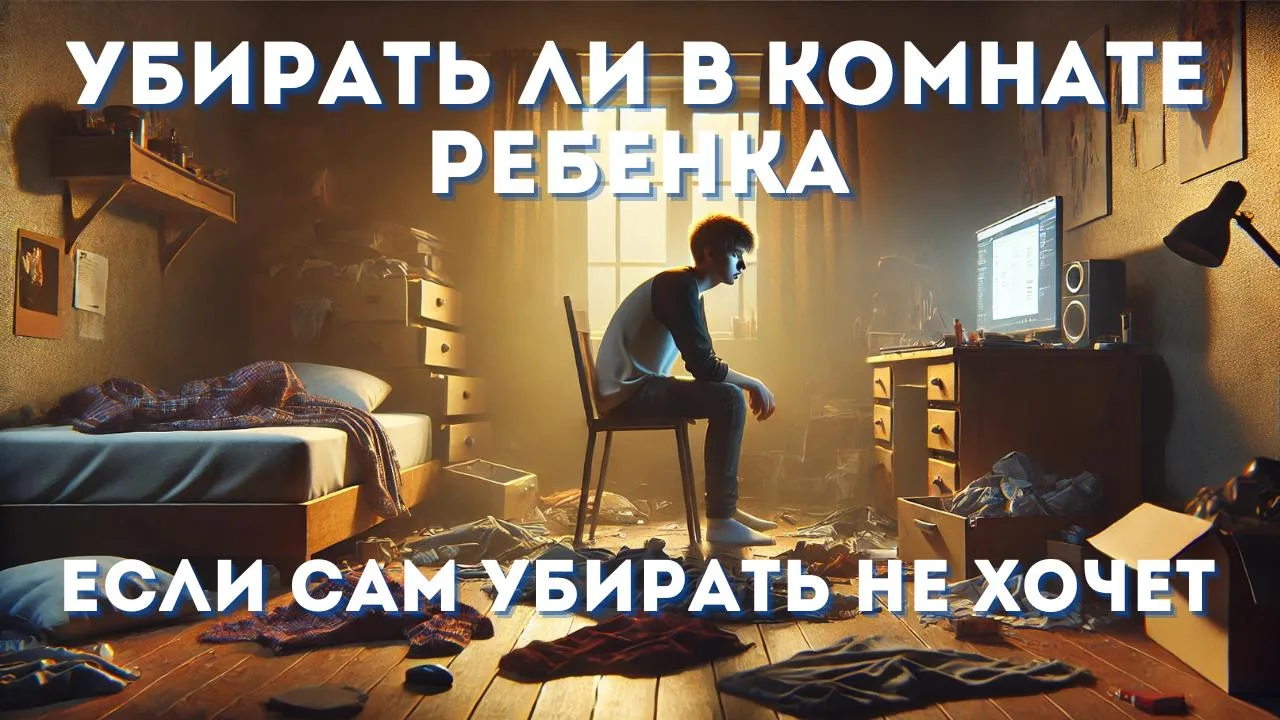 🤔 Порядок в детской: убирать за ребёнка или оставить «джунгли»? Ответ психолога.