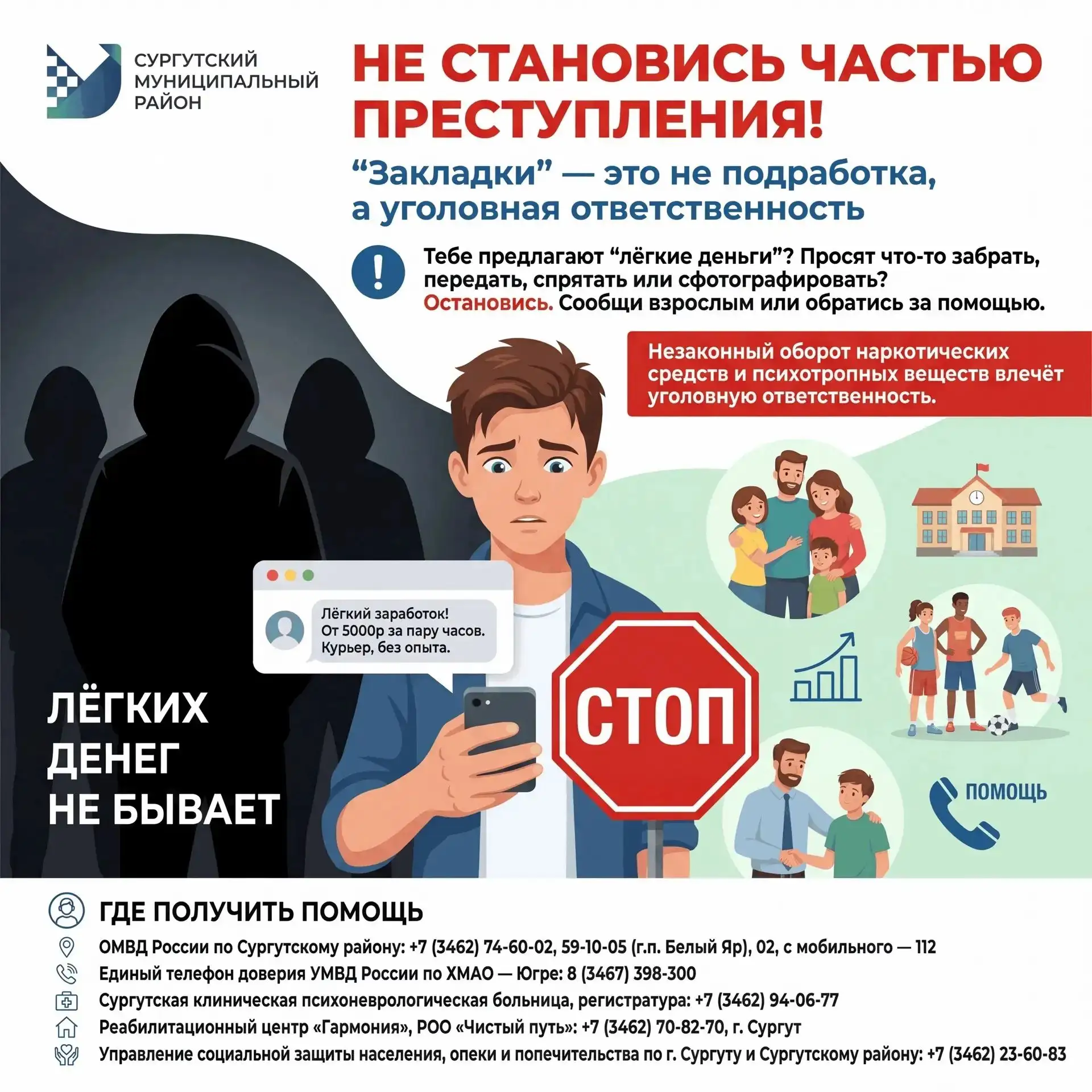 Не соглашайтесь на подозрительные предложения 💬
