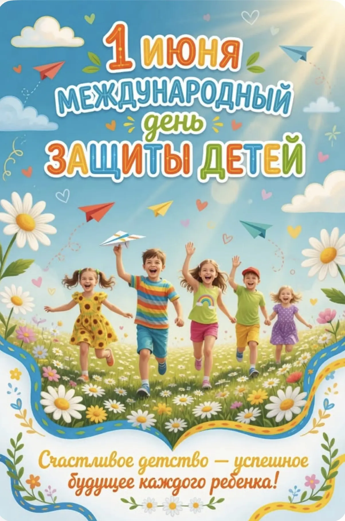 Лето наступило, а вместе с ним и самый добрый праздник — День защиты детей! 🌞
