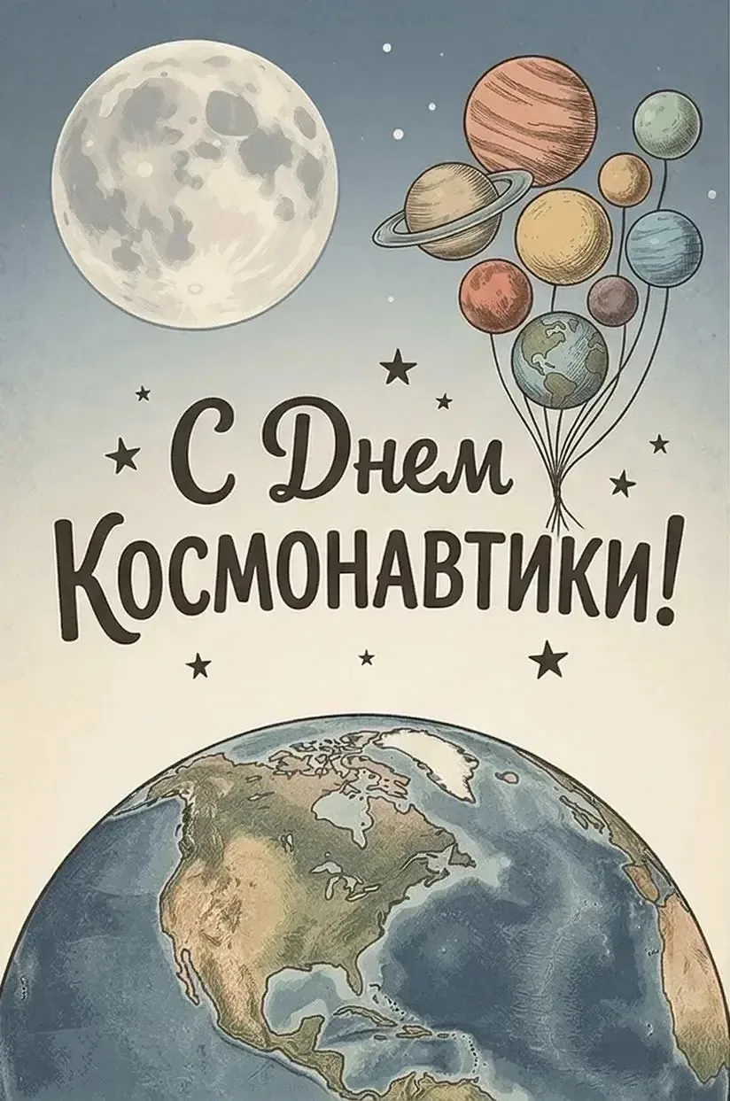 🚀 С днем космонавтики поздравляет вас группа "Фантазеры". 🪐