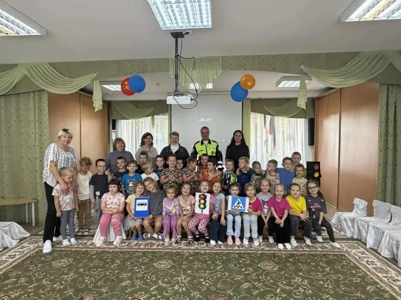 🚔 Искренний восторг и успешное освоение профилактического материала: в детском саду «З...