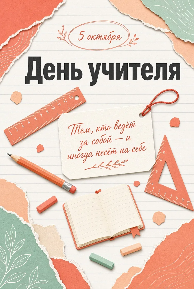 📚 Сегодня День учителя — праздник тех, кто выбрал одну из самых важных и серьёзных про...