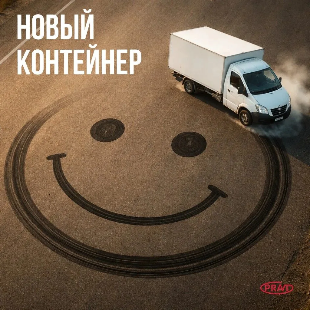 В этот солнечный день на складе новый контейнер 🚛