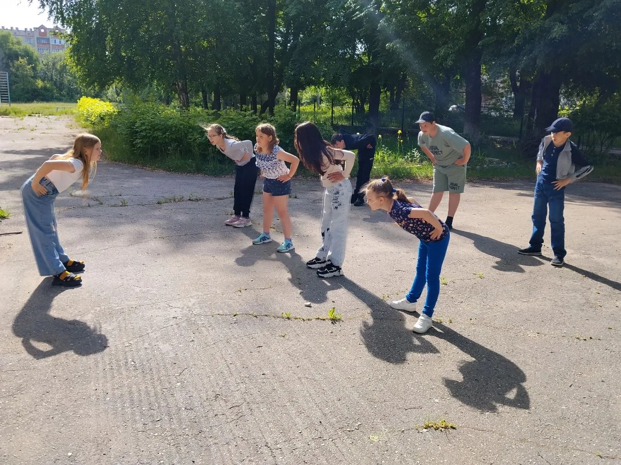 💫 Сегодня в нашем пришкольном лагере "День здоровья" прошёл весело и активно! ☀ 
Утром — бодрящая з