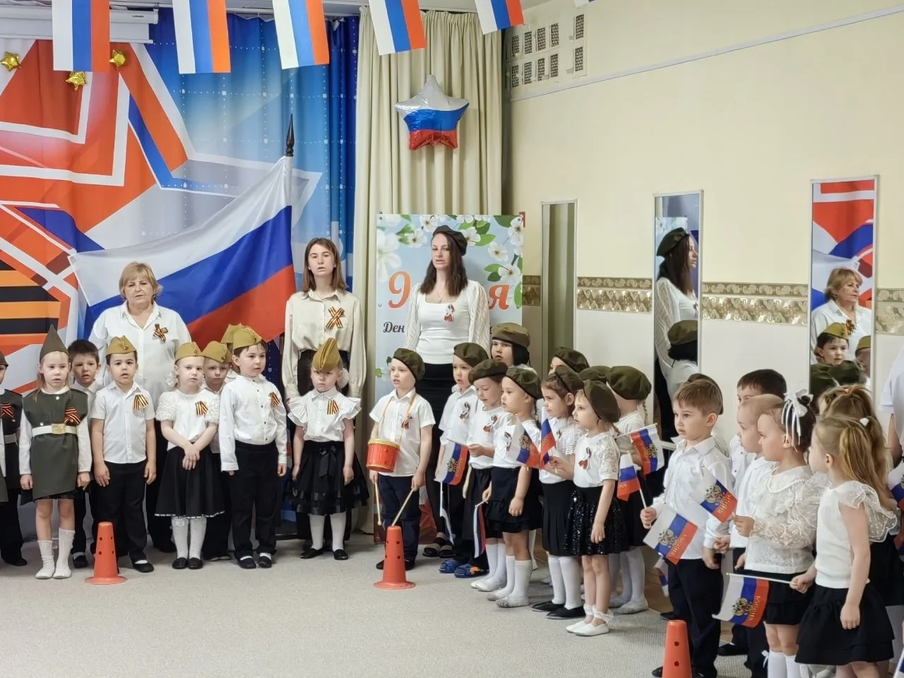 🇷🇺В канун празднования 81 годовщины со  Дня Победы в нашем детском саду прошёл первый...