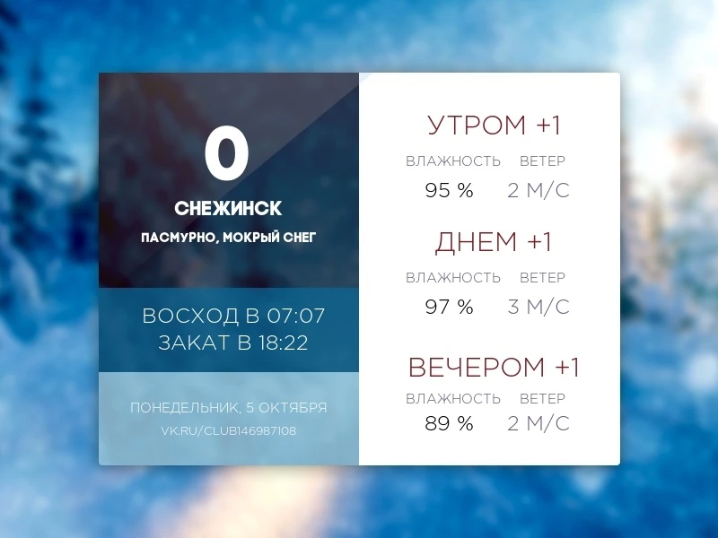 Сегодня понедельник, 5 октября 2026 года.