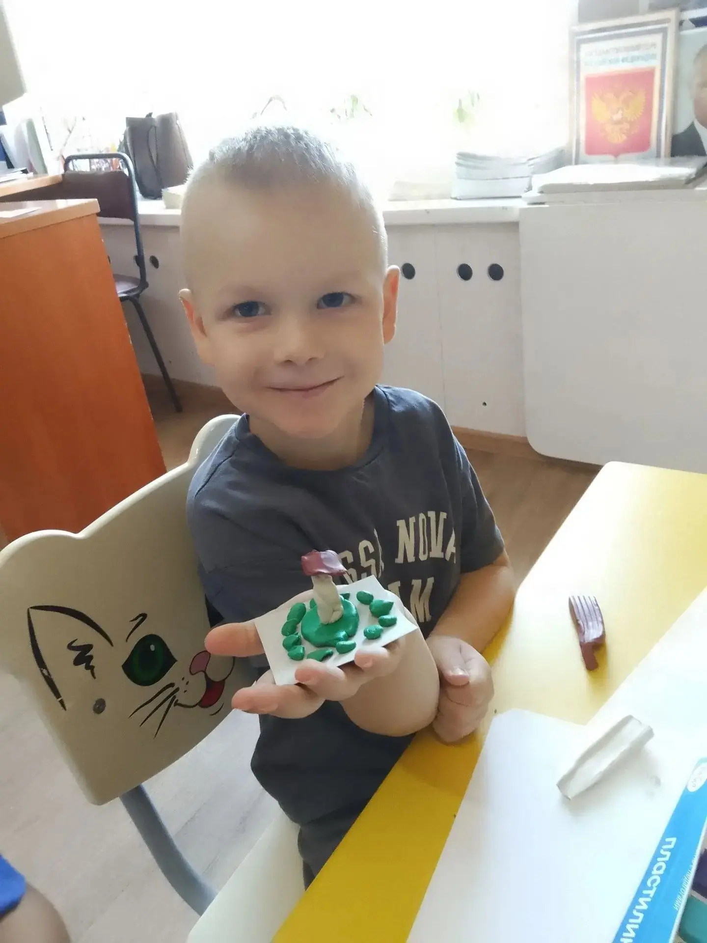 Грибная полянка в средней группе! 🍄Лепка — одно из самых полезных занятий для детей ср...