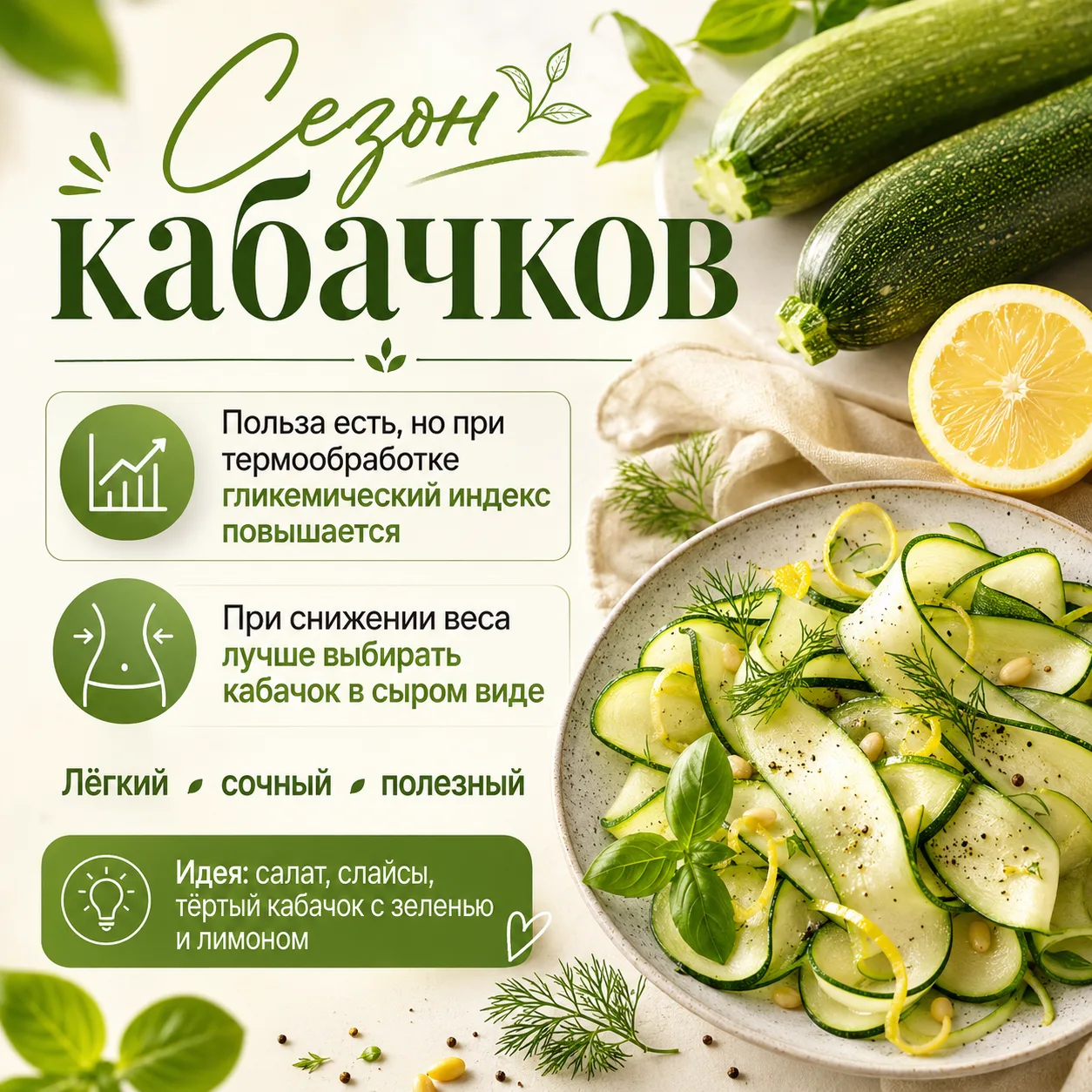 Сезон кабачков в самом разгаре 🌿