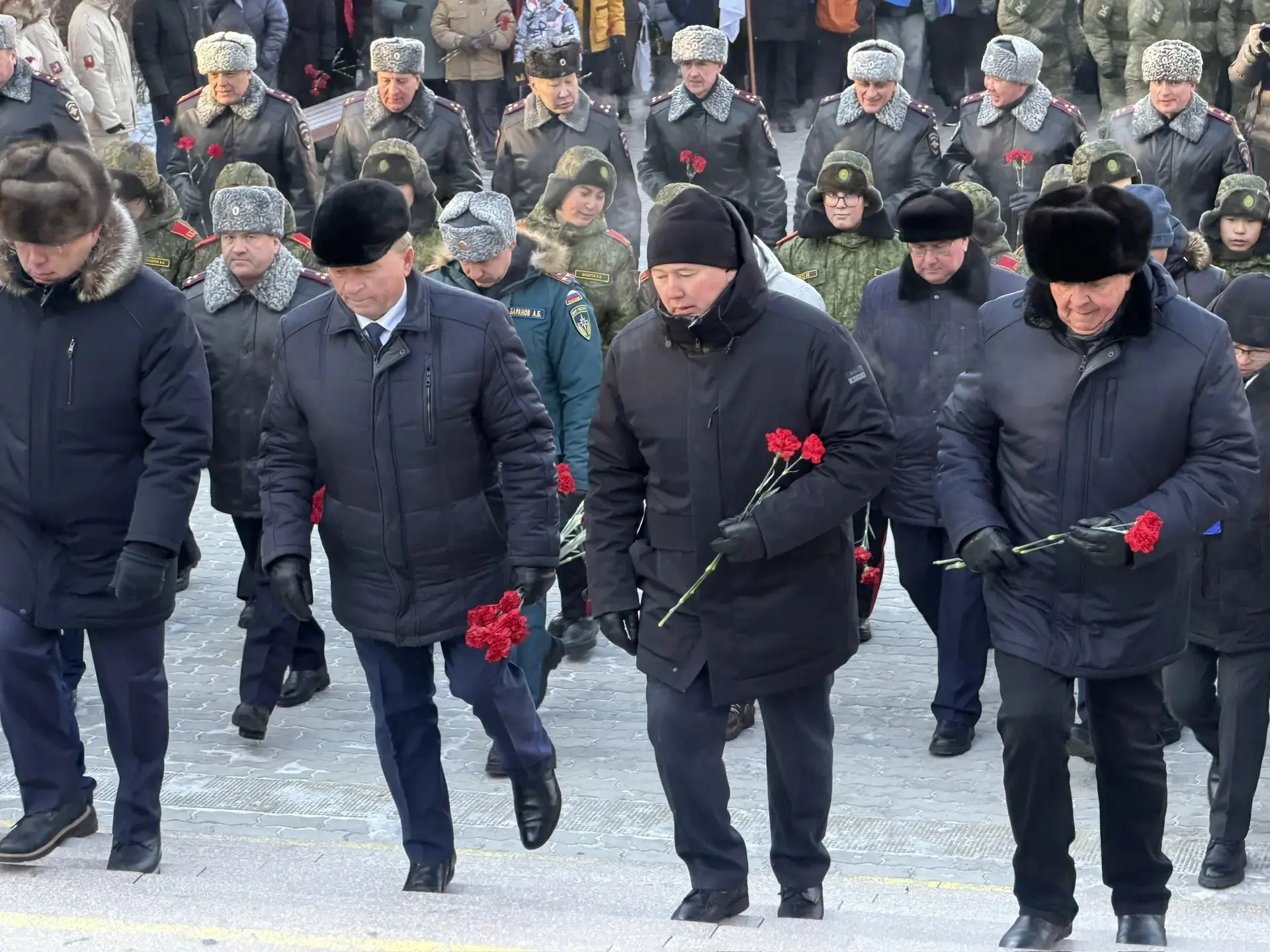 Принял участие в главном праздничном мероприятии, посвящённом Дню Защитника Отечества.  На Мемориале