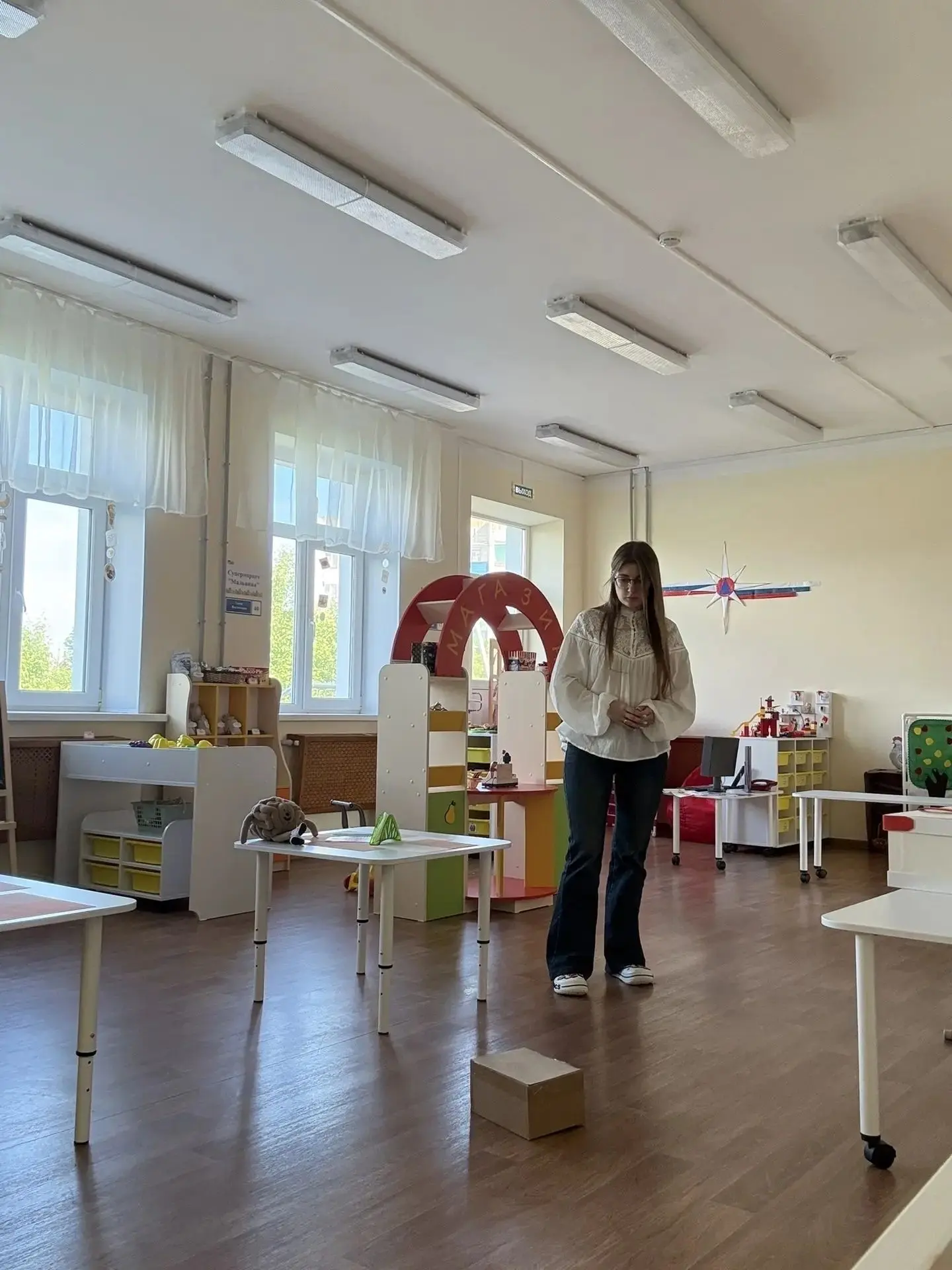 В детском саду г.Фатежа «Золотой ключик» проведена учебная тренировка по отработке действий персонал