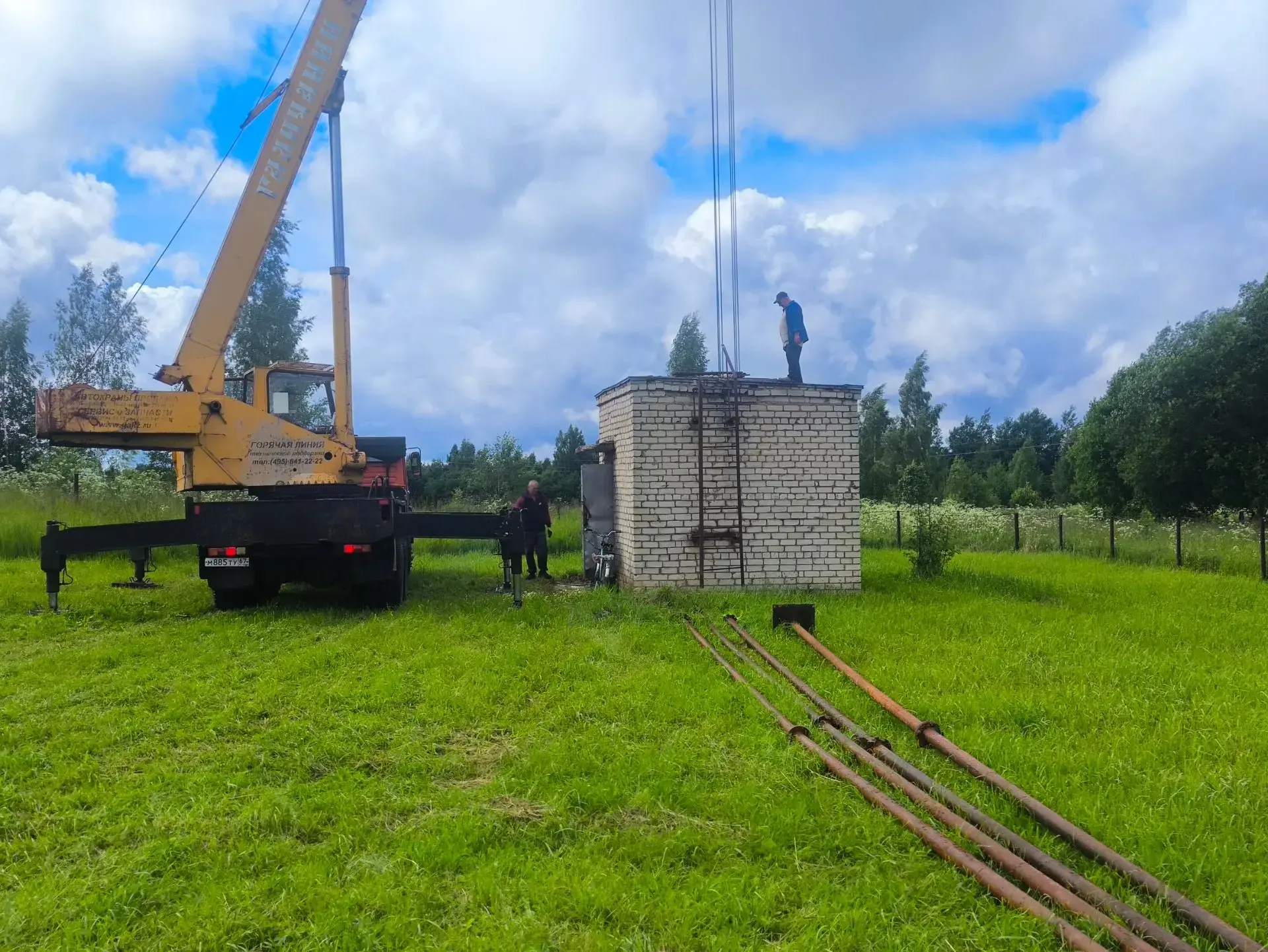 Выполнены работы по замене глубинного насоса в д. Чистик