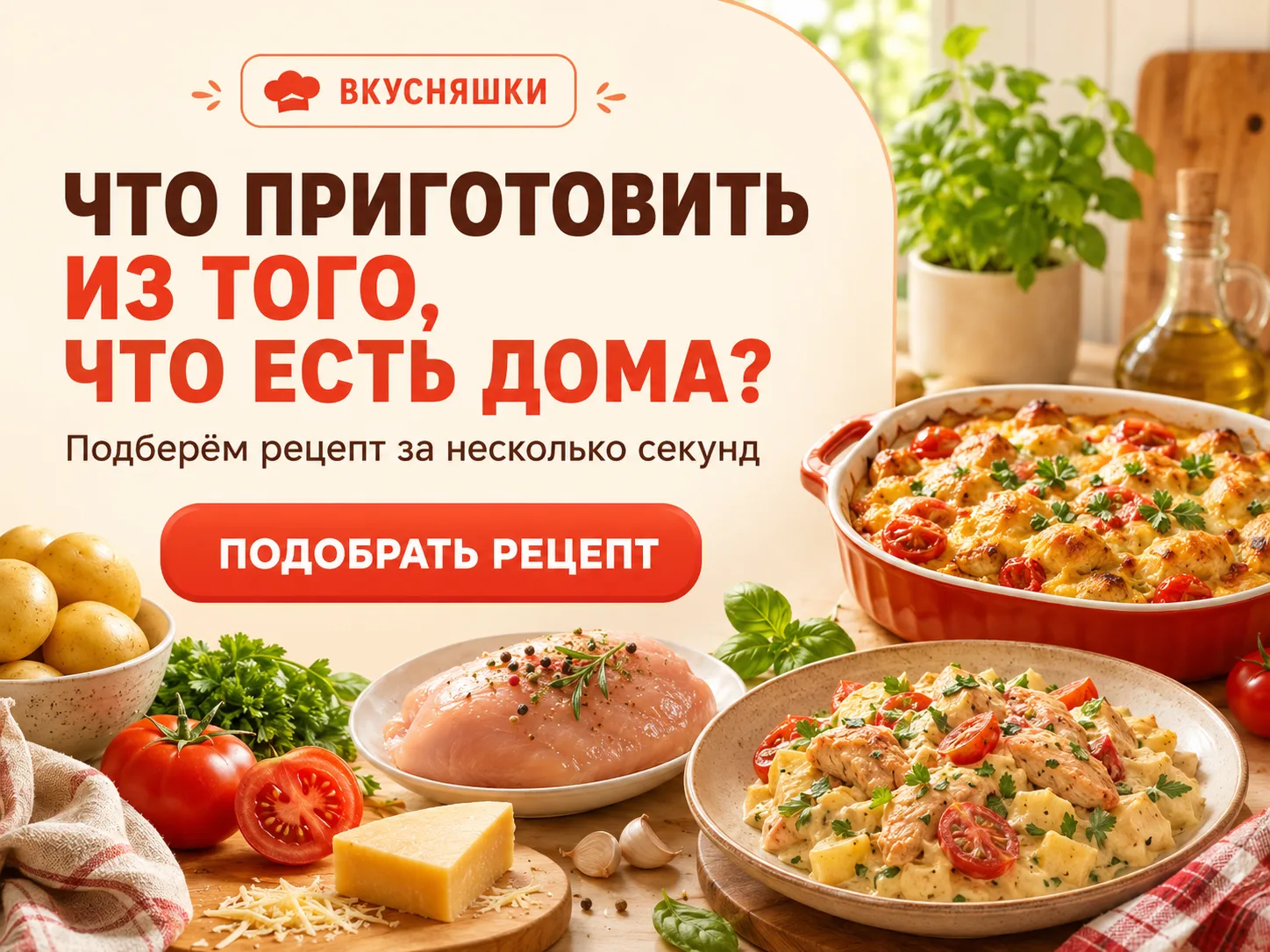 👋 Добро пожаловать в группу «Вкусняшки. Что приготовить»!