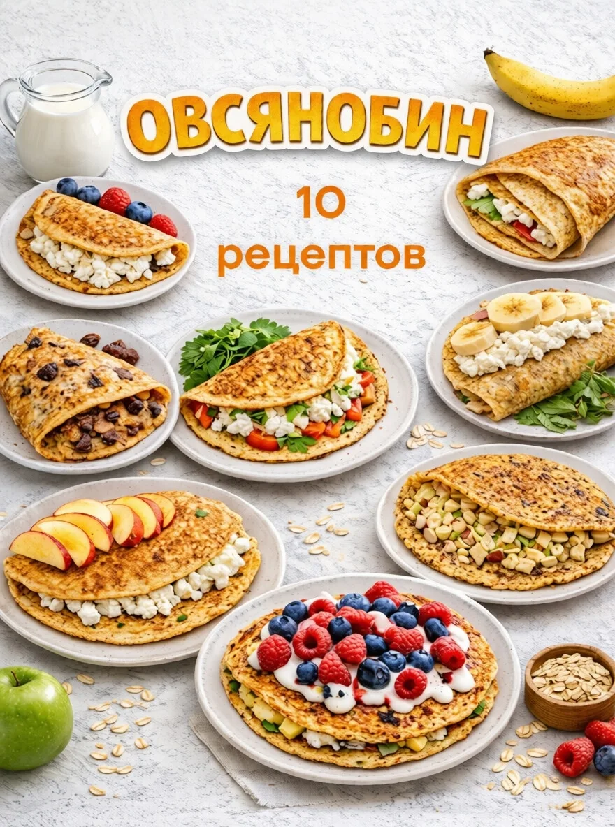 🎉 ОВСЯНОБЛИН — 10 ВАРИАНТОВ ДЛЯ ПП-МЕНЮ