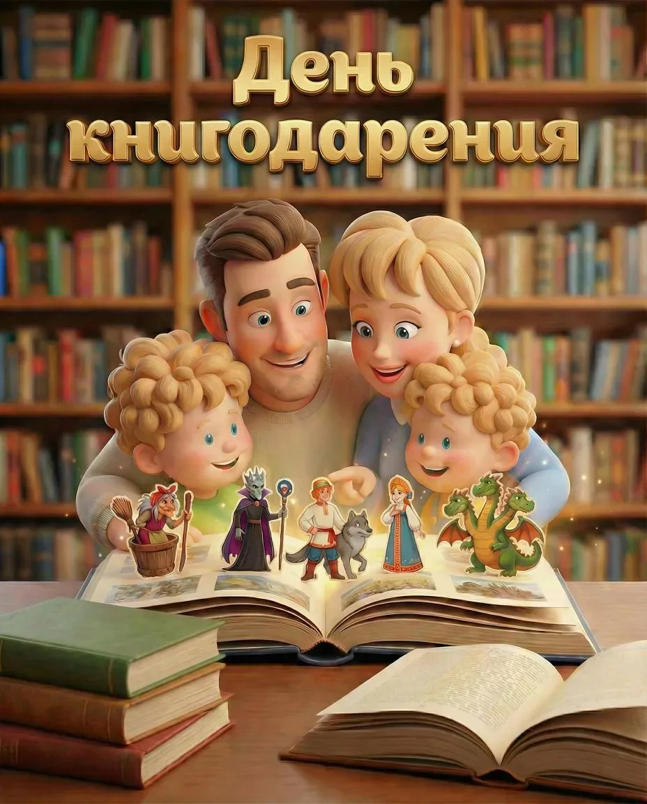 📚 14 февраля — День книгодарения!