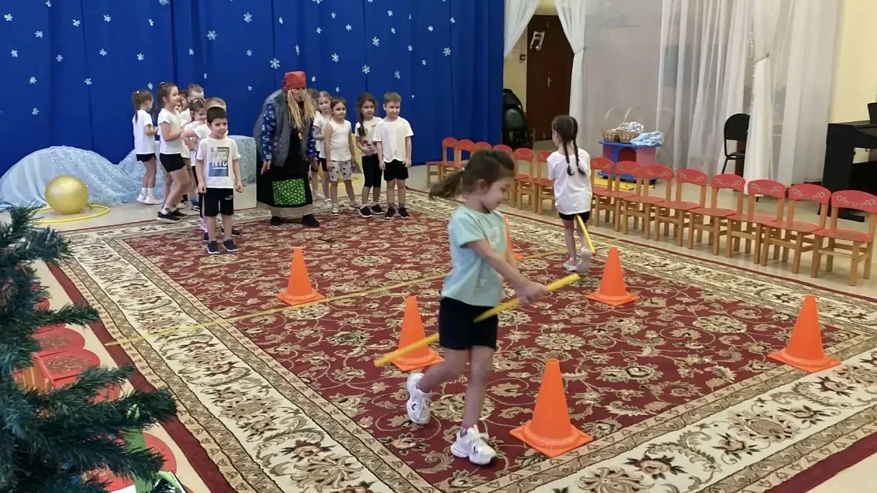 В дошкольном отделении «Бережок» для детей старшего дошкольного возраста прошло спортивное развлечен