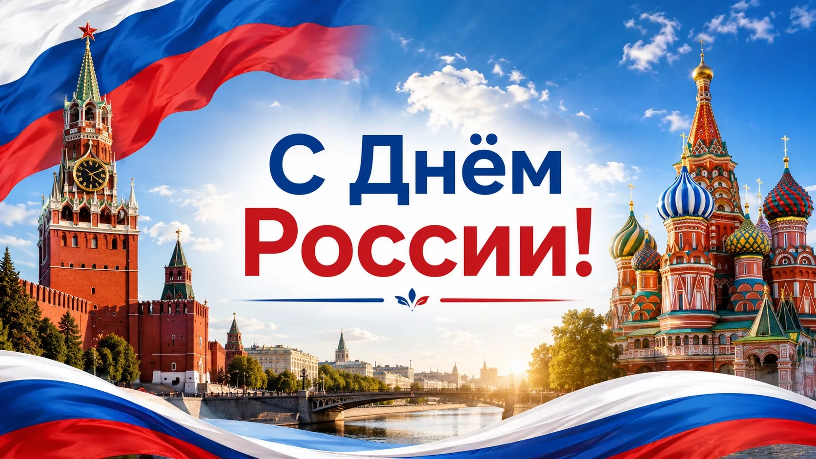 💫Уважаемые ученики, родители и педагоги💫

🇷🇺Поздравляем вас с Днём России! Этот праздник объедин