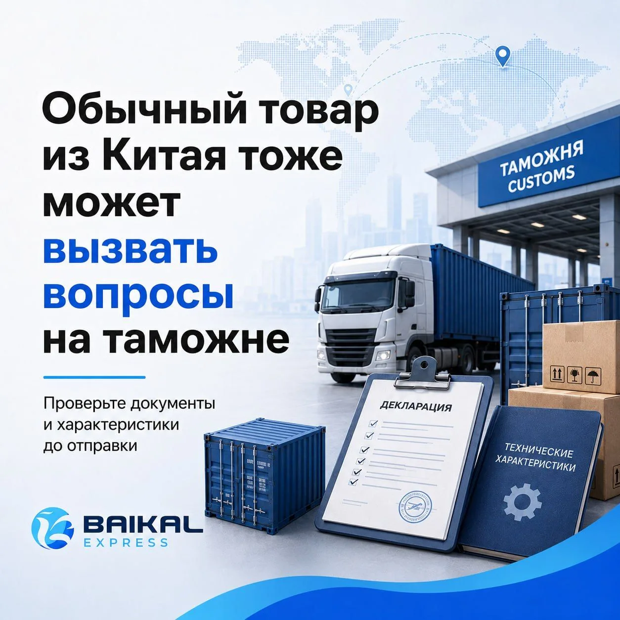 ❓ Обычный товар из Китая – тоже может вызвать вопросы на таможне ?

Импортёр часто думает:
«Мы везём