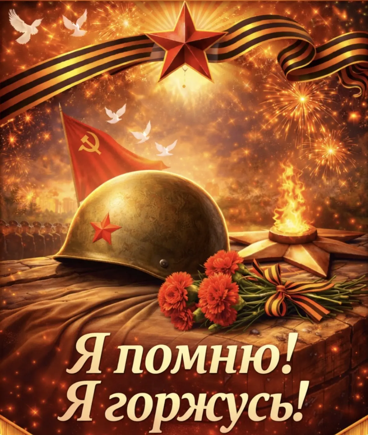День Победы: традиции и символы великого праздника 🎖️  9 мая — особая дата в истории нашей страны. В