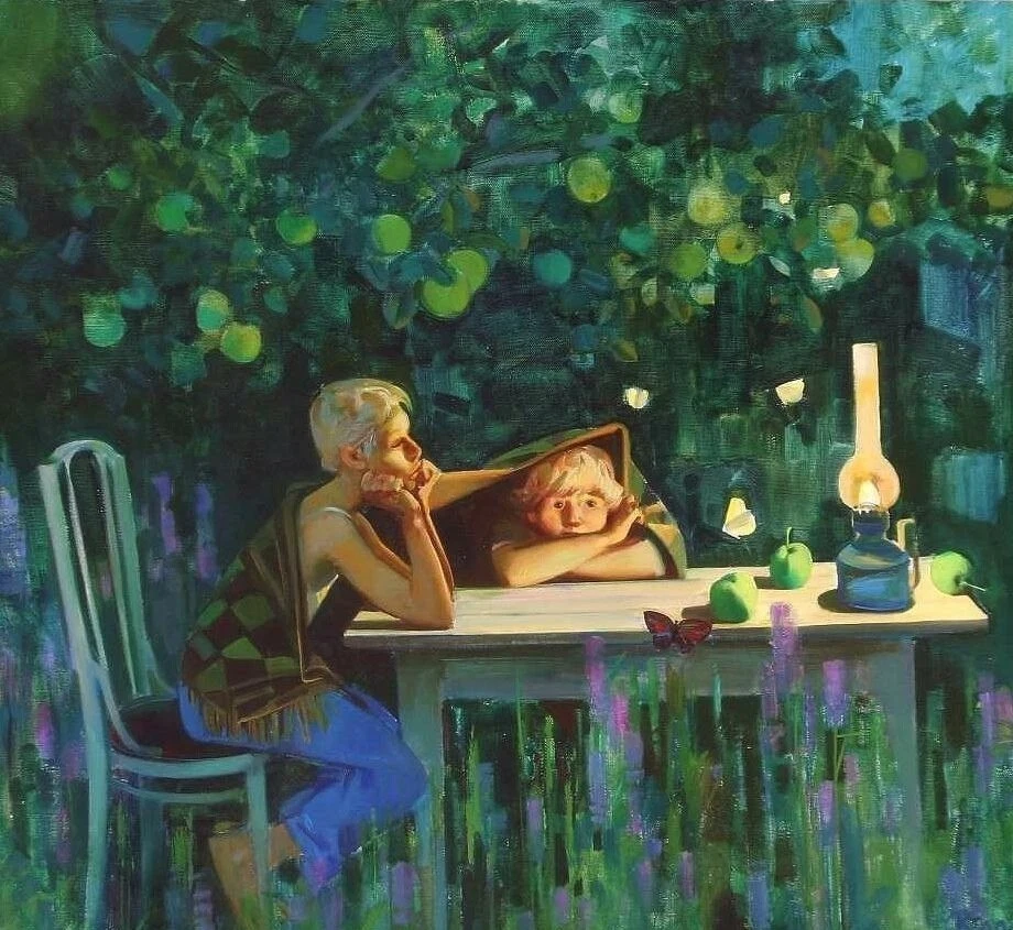 #утренняя_картина 

Сергей Кичко (Россия, 1946) 
Летняя ночь

#ЦитатаДня

«Одна ночь любви — это на 