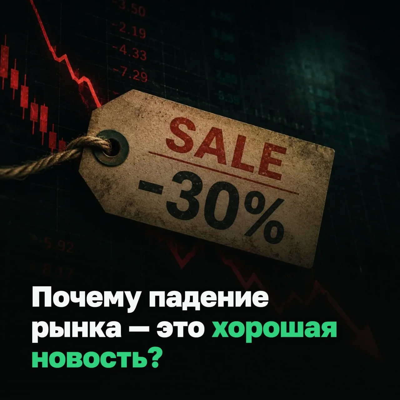 Почему падение рынка — это на самом деле хорошая новость?

Рынок снижается, в новостях сплошной нега