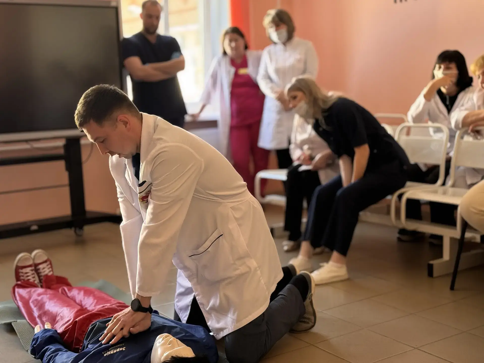 🩺🏥 5 мая для сотрудников Новосергиевской районной больницы был проведен симуляционный...