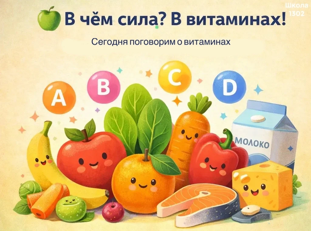 🍏 В чём сила? В витаминах!  Сегодня поговорим о витаминах.  💪 Витамины — это важные микроэлементы, к