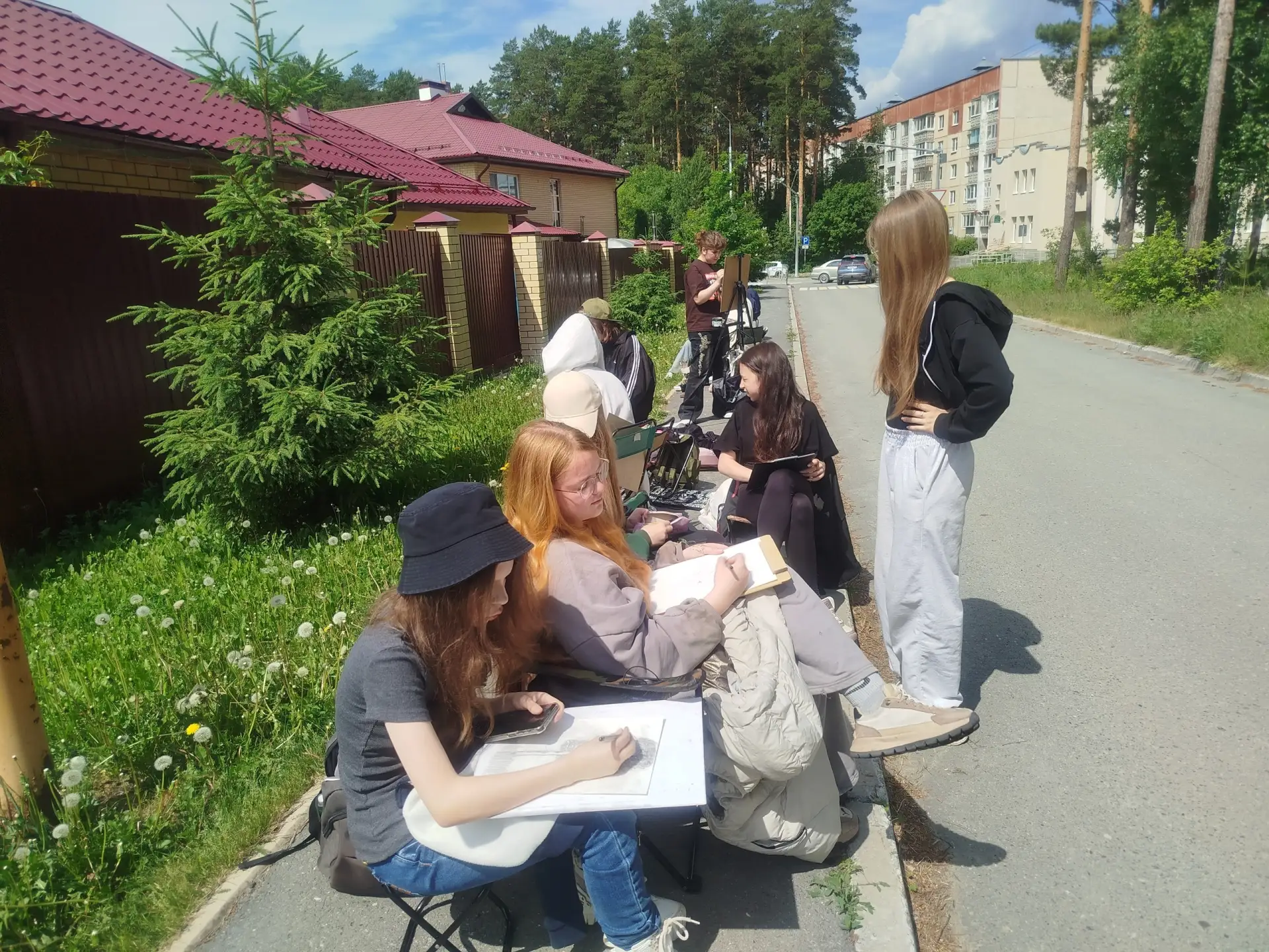 🌸🌼🦟🐚Началась летняя пленэрная практика! 🐛🦋🐜🌱🌲🌺