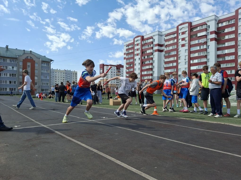Наши ребята на муниципальном этапе "Президентских состязаний" 💪