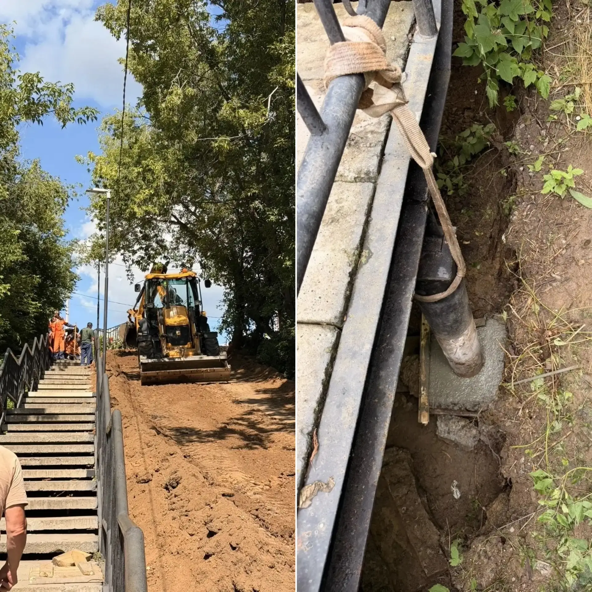🚧 Лестницу в Старый Каменск планируют открыть в начале следующей недели

Бетонирование опор лестнич