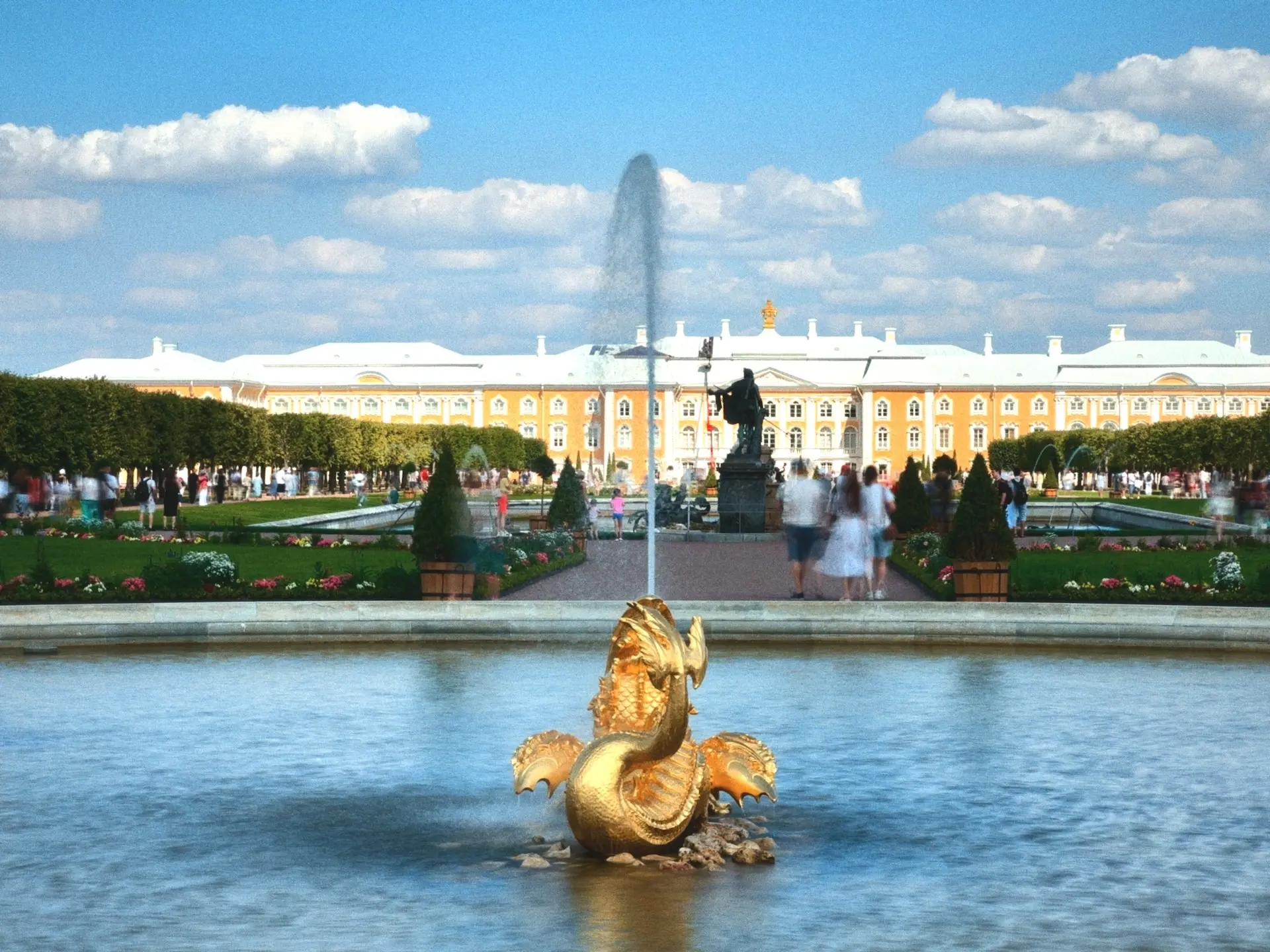 Верхний парк Петергофа.