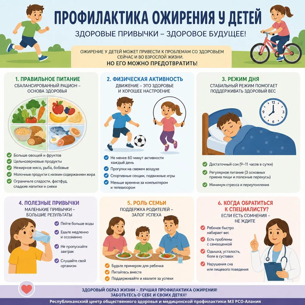 Профилактика ожирения у детей