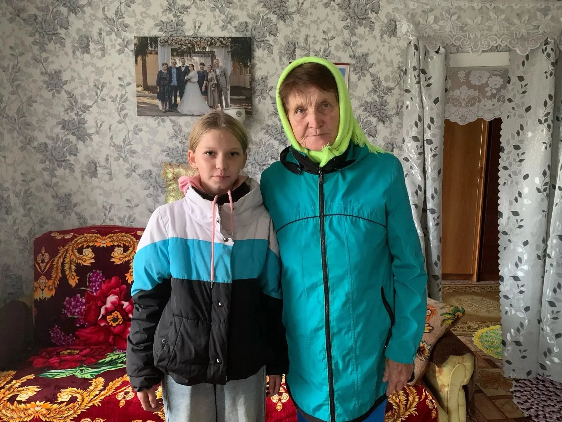 🍁Сегодня ученицы нашей школы Баженова Анна и Соколова Эльвира тепло поздравили Поспело...