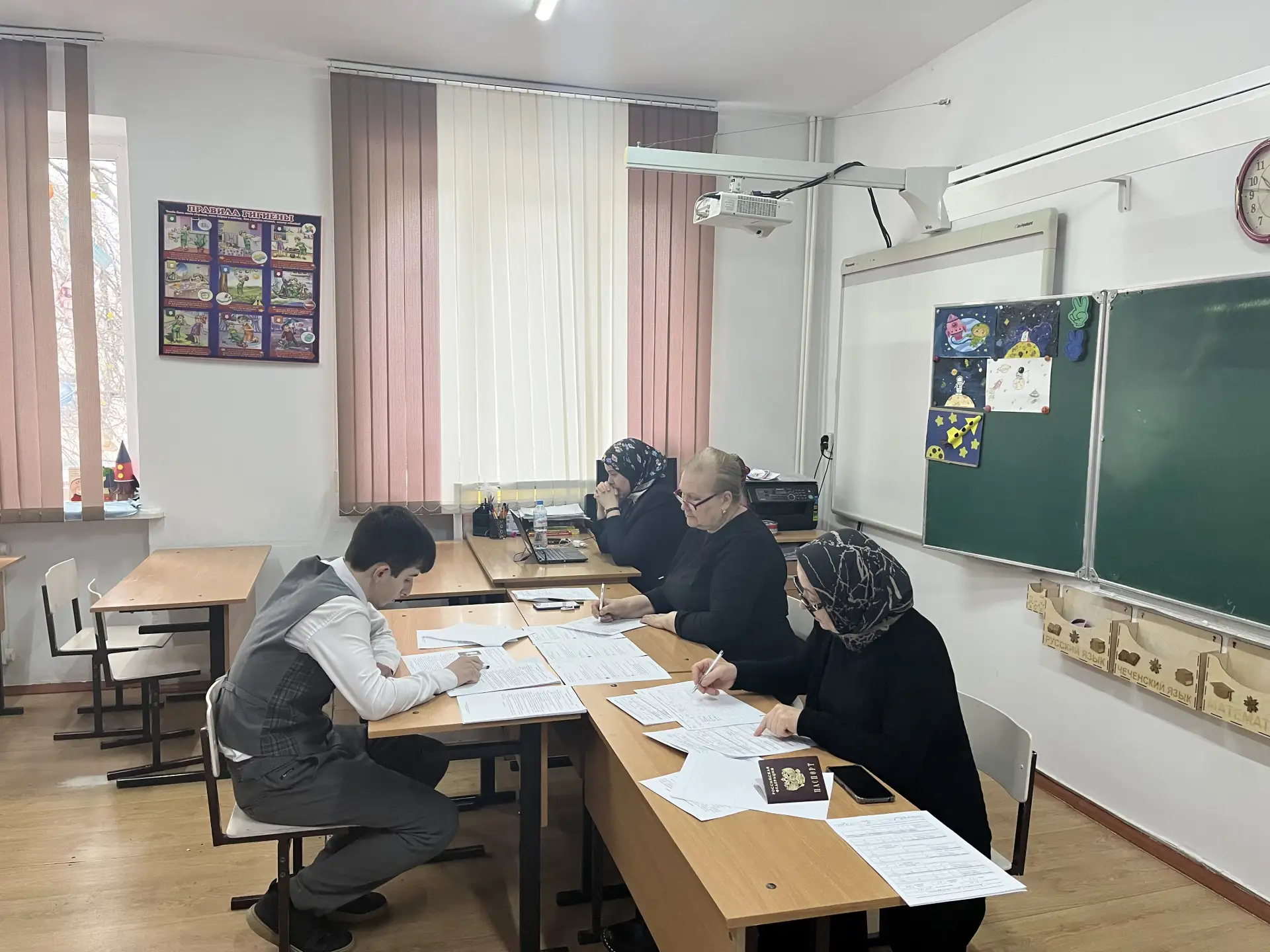 В МБОУ "СОШ №4 47" г. Грозного состоялось итоговое собеседование в 9-х классах. Итоговое собеседован