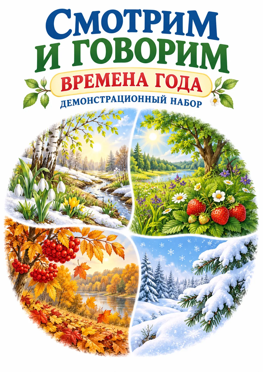 🌿☀️🍂❄️ «СМОТРИМ И ГОВОРИМ — ВРЕМЕНА ГОДА»