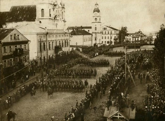Парад войск Речи Посполитой, Минск, 1919 год.