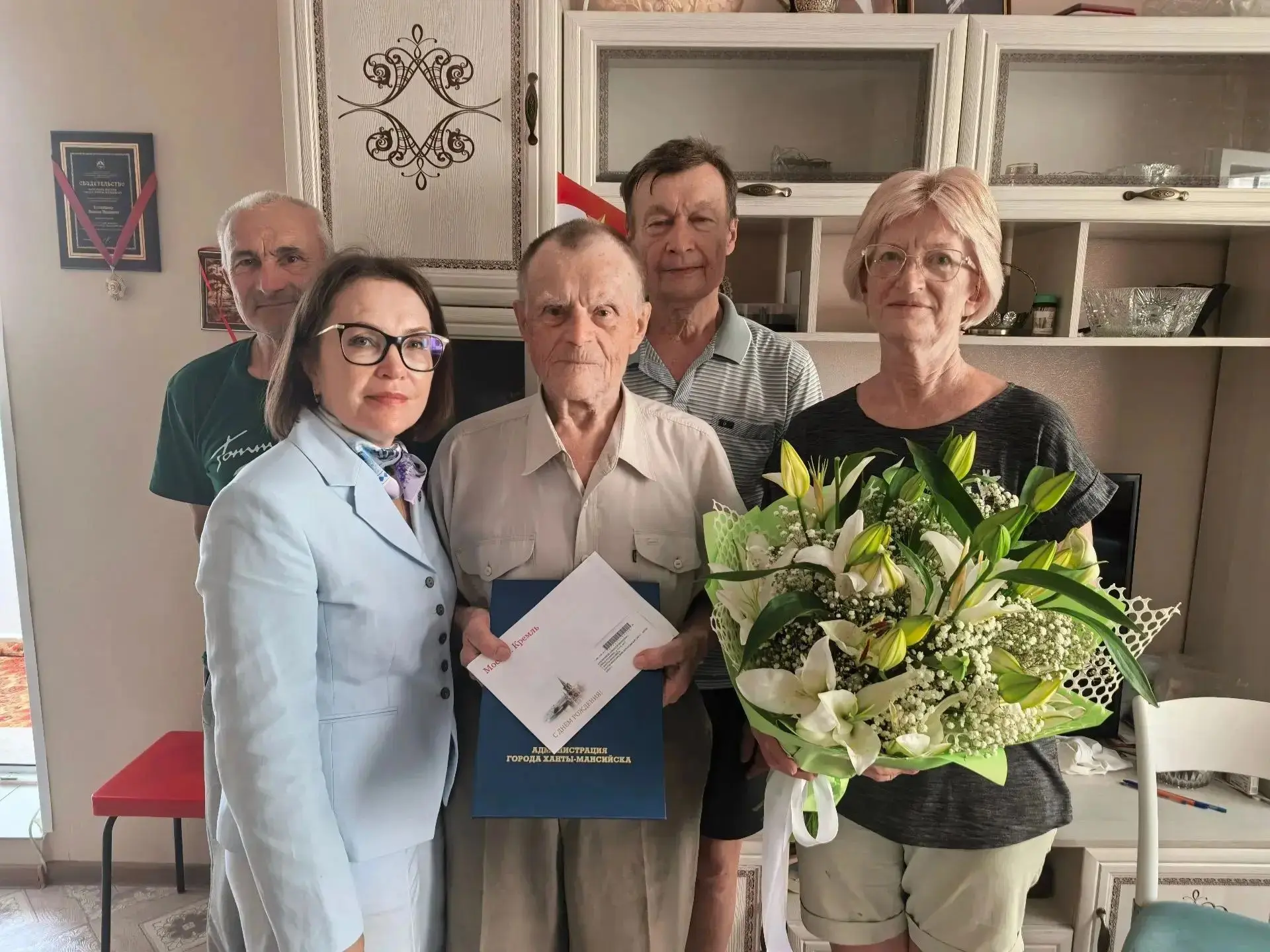 Сегодня свой 95-летний юбилей отмечает почетный житель Ханты-Мансийска Алексей Михеевич Кузовников �
