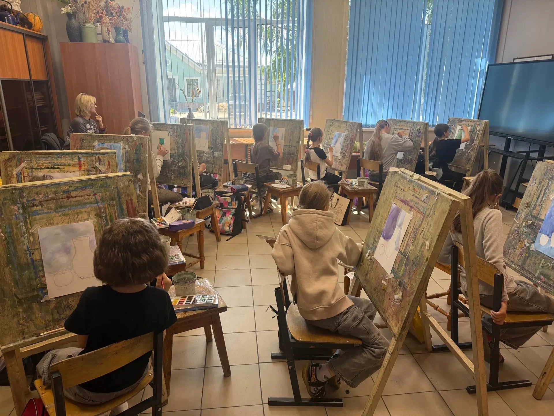 🖌️ Завершились вступительные испытания в детской художественной школе!