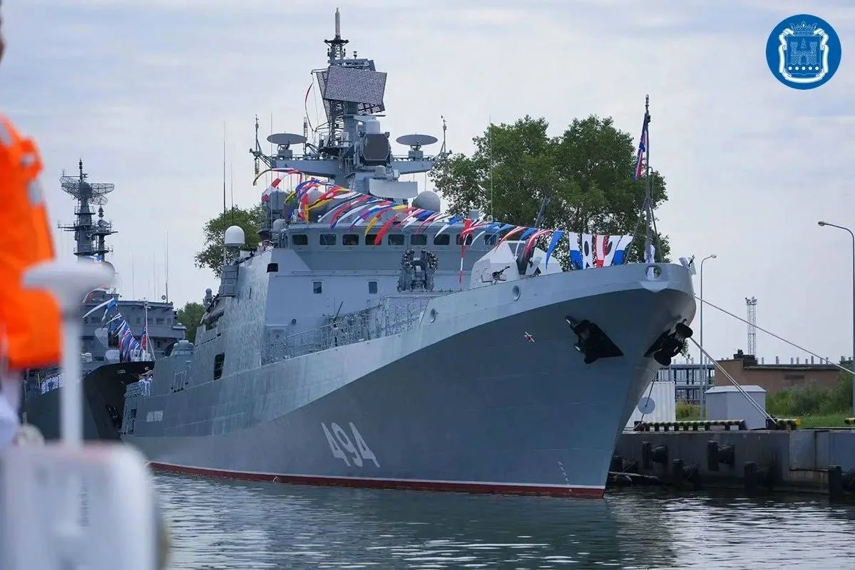 Свежее изображение фрегата «Адмирал Григорович» проекта 11356Р, ВМФ РФ в Балтийске.

Напомним, что д