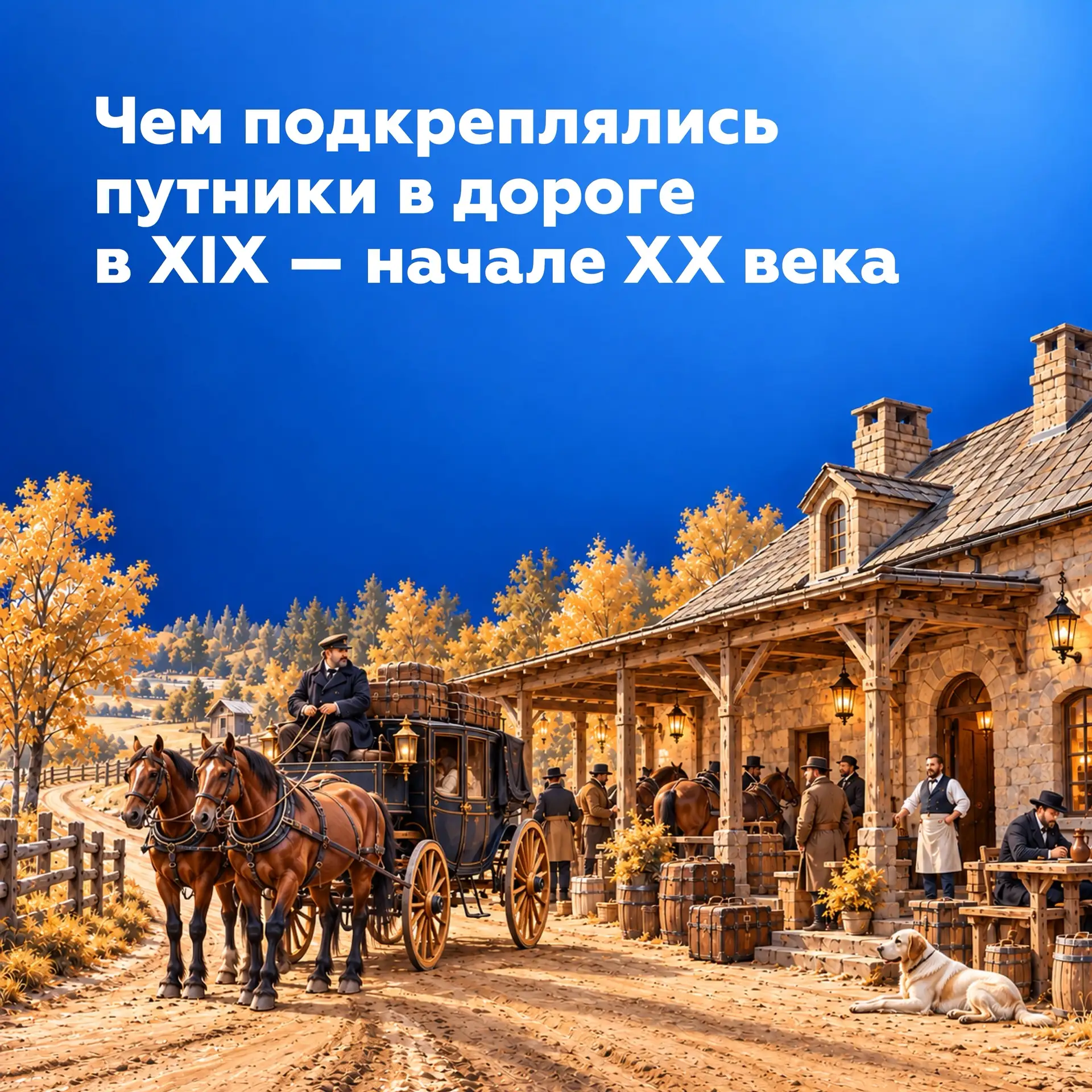 С чего началась история дорожного сервиса в России🍲🍗