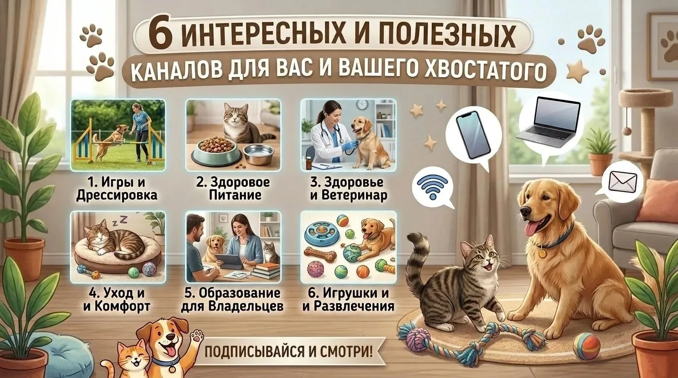 6 ИНТЕРЕСНЫХ И ПОЛЕЗНЫХ ПОСТОВ ДЛЯ ТВОЕГО ХВОСТАТОГО