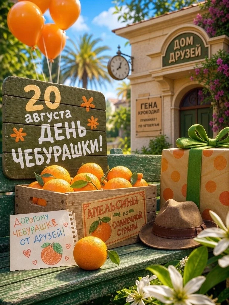 🧡📦 День рождения Чебурашки! 🎂🎈