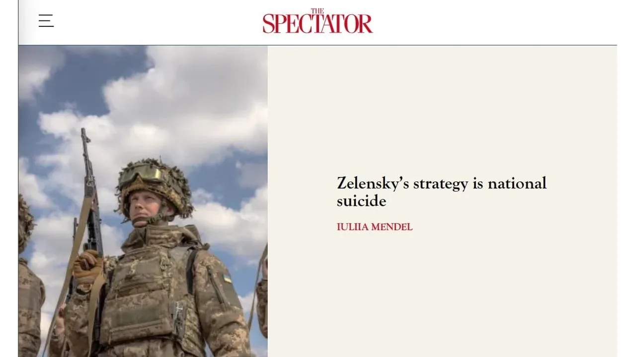 The Spectator: Стратегия Зеленского — национальное самоубийство