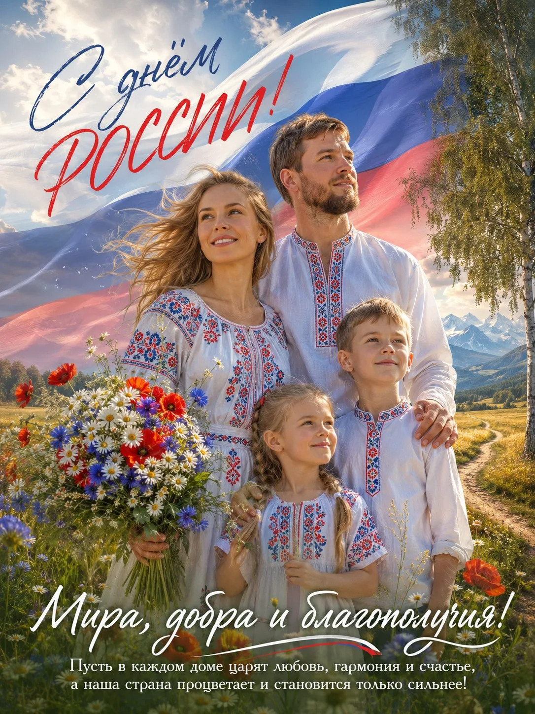🇷🇺 С Днём России! 

Россия — это наша история, культура, традиции, достижения и, самое главное, лю