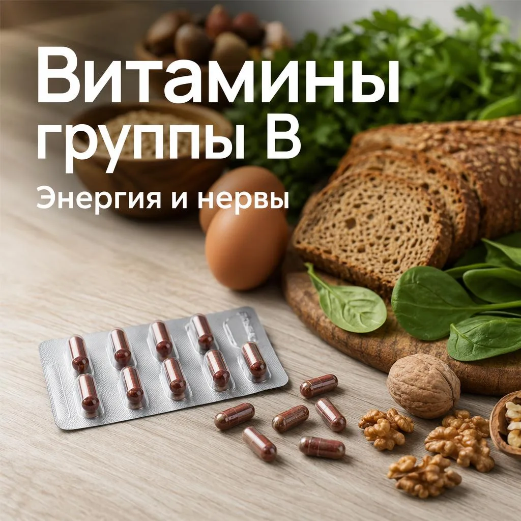 ⚡️ Продолжаем разбор базовых добавок. Сегодня — витамины группы В.