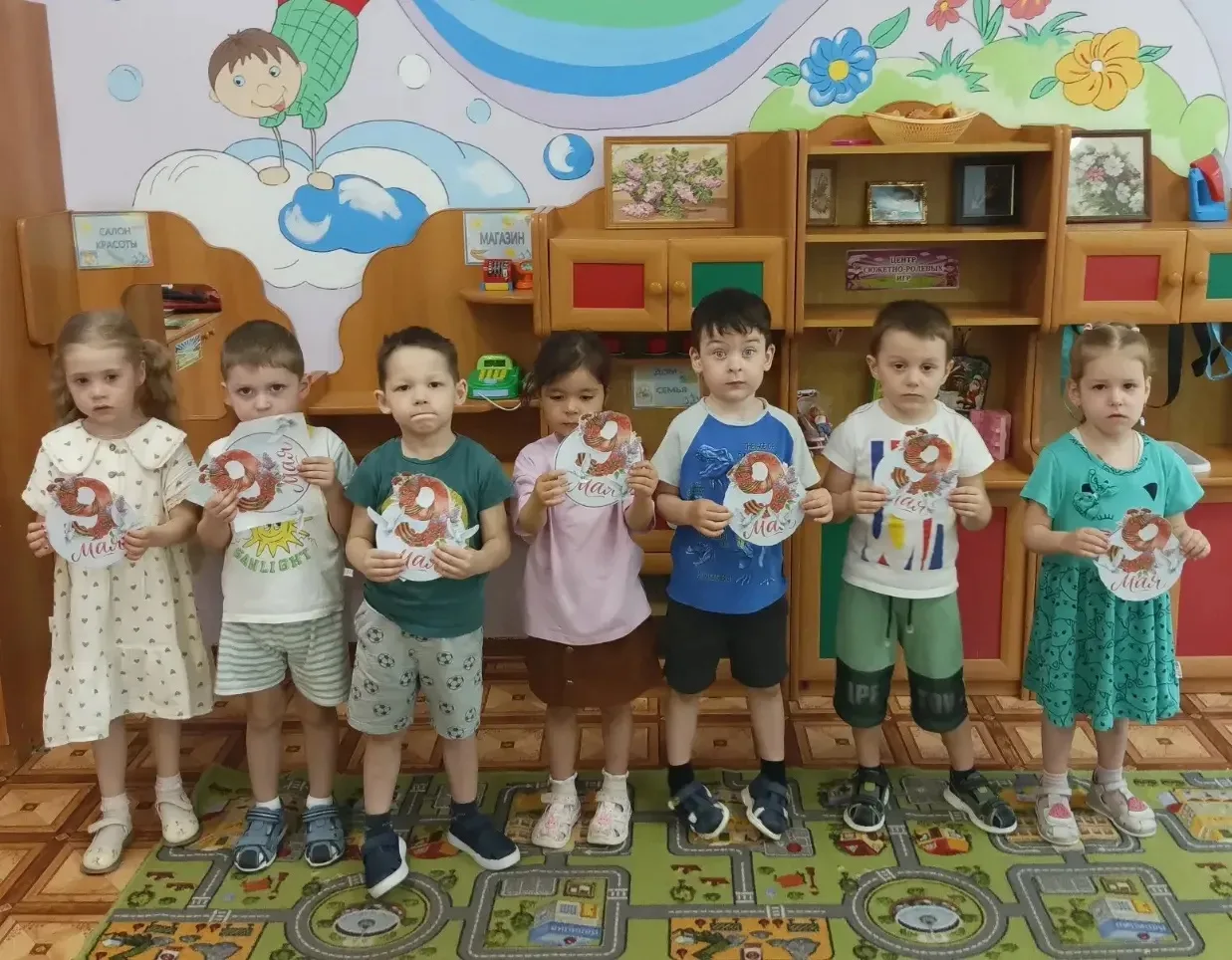 🎖️В средней группе 4 (корпус 3) прошла неделя, посвящённая Дню Победы. В эти дни постарались в досту