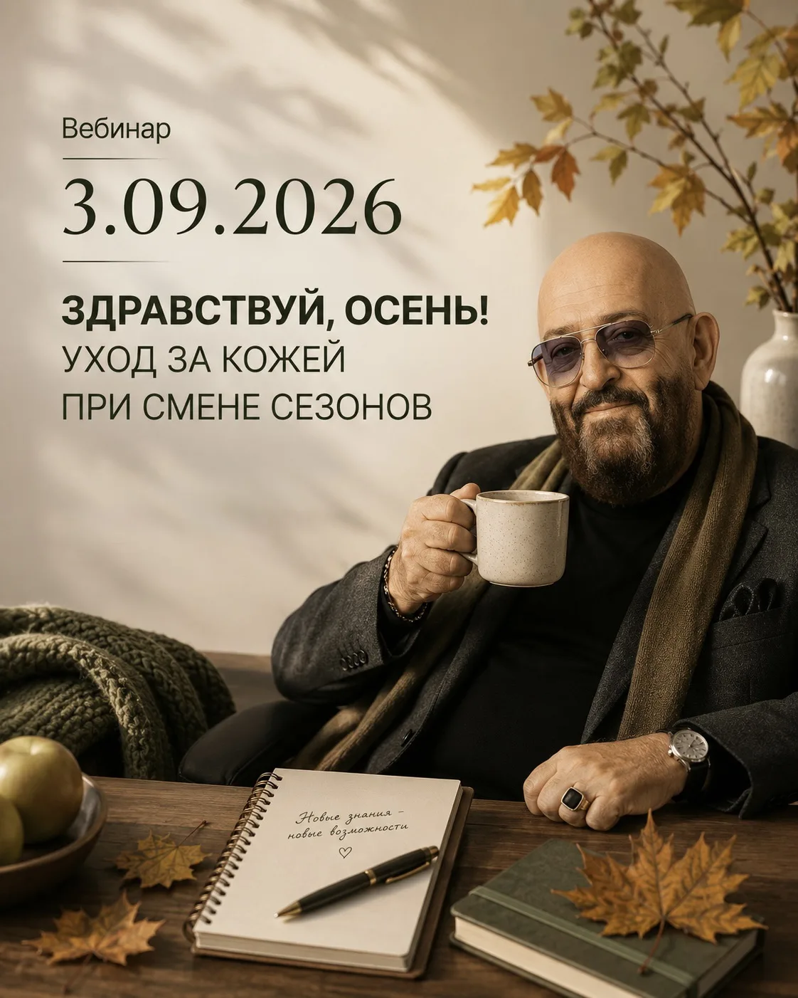 Доброе утро, друзья и коллеги! ☀️ Напоминаем вам про наш вебинар. Подключайтесь! 📲