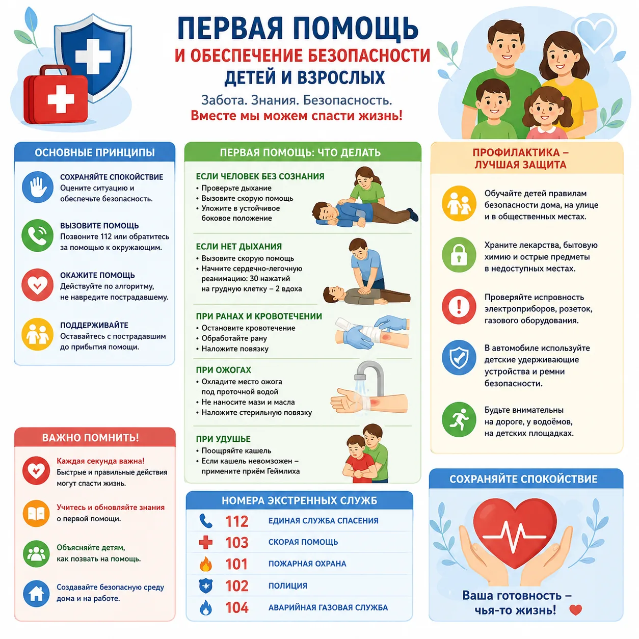Безопасность детей — это общая ответственность! 👨‍👩‍👧‍👦