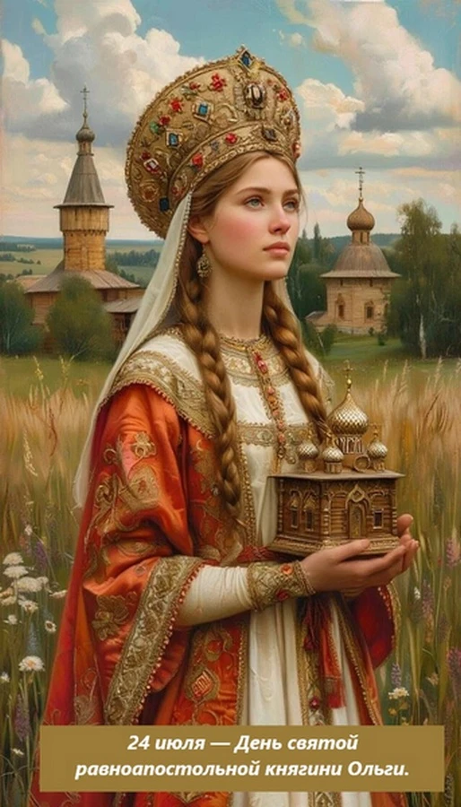 Сегодня День святой равноапостольной княгини Ольги.
Ольга Валерьевна,
Ольга Викторовна,
Ольга Владим