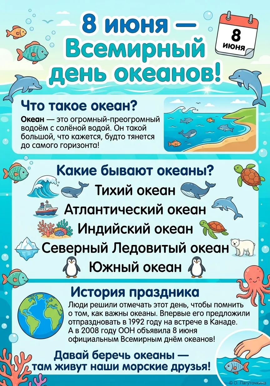 Сегодня, 8 июня, отмечается Всемирный день океанов.