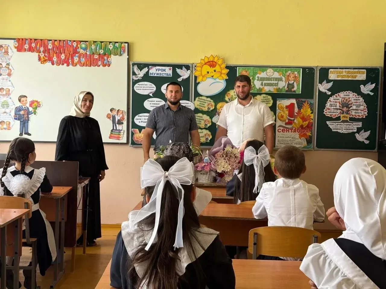 В нашей школе прошёл урок мужества, посвящённый Дню окончания Второй мировой войны и Дн...